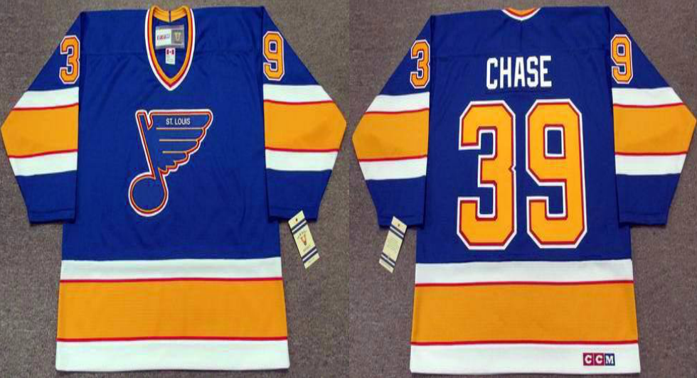 2019 Men St.Louis Blues 39 Chase blue style3 CCM NHL jerseys